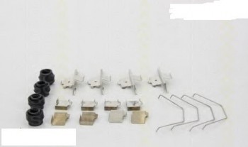 Комплект зажимных пластин с пружинками на передние колодки GH - Дубликат - Мазда96 - интернет магазин запчастей